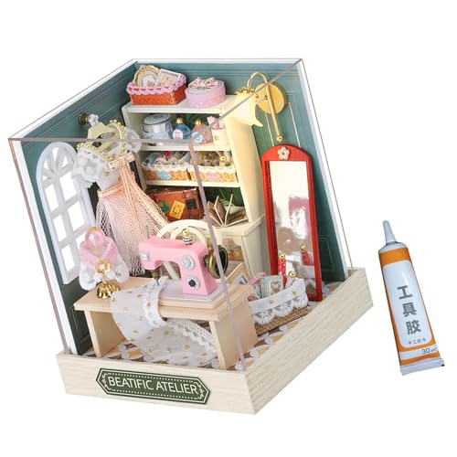 Mach Selbst Atelier Dollhouses LED Light Up Coffee Shop Fun Crafting Model 3D Shop Model Atelier Insert Mach Selbst Atelier Dollhouses LED Light Up Coffee Shop Fun Crafting Model 3D Shop Model Atelier Insert von JUNNASALIKER