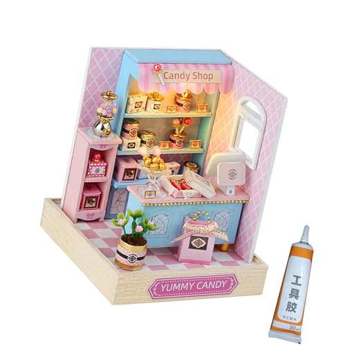 Mach Selbst Atelier Dollhouses LED Light Up Coffee Shop Fun Crafting Model 3D Shop Model Atelier Insert Mach Selbst Atelier Dollhouses LED Light Up Coffee Shop Fun Crafting Model 3D Shop Model Atelier Insert von JUNNASALIKER