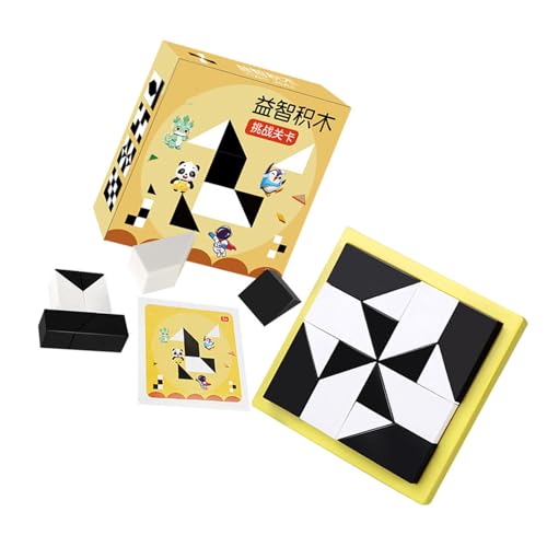 Sensorisches Unsichtbares Muster Puzzle Block Für Alle Altersfordernis Mit Holzblock Puzzle Spielraumtraining Bildungsspielzeug von JUNNASALIKER