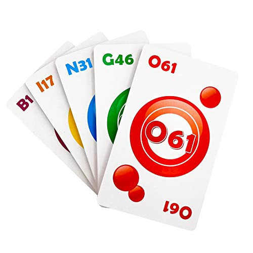 JUNWRROW Bingo Jumbo-Telefonkarten, Packung mit 86 bunten Bingo-Karten, 13 x 8 cm pro Karte, Bingo-Spiele für Erwachsene, Senioren und Familie JUNWRROW Bingo Jumbo-Telefonkarten, Packung mit 86 bunten Bingo-Karten, 13 x 8 cm pro Karte, Bingo-Spiele für Erwachsene, Senioren und Familie von JUNWRROW