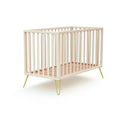 JURABABY Babybett Only 60 x 120 cm Bohème weiß gelb JURABABY Babybett Only 60 x 120 cm Bohème weiß gelb von JURABABY