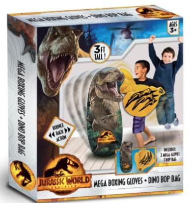 Jurassic World Dominion Bop Bag Set mit Dino Claw Handschuhen, ab 3 Jahren Jurassic World Dominion Bop Bag Set mit Dino Claw Handschuhen, ab 3 Jahren von JURASSIC WORLD
