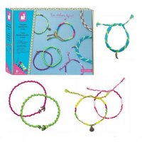 7 Brasilianische Freundschaftsarmbänder in Neonfarben – Bastel-Schmuckset für Kinder 7 Brasilianische Freundschaftsarmbänder in Neonfarben – Bastel-Schmuckset für Kinder von JURATOYS