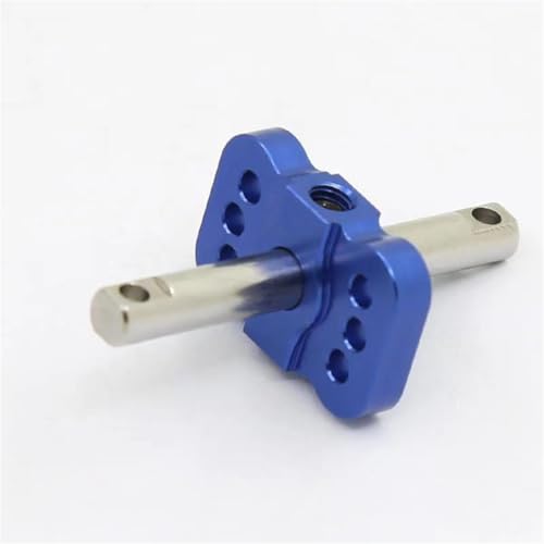 Aluminium-Legierung, gerader Schaft, RC-Upgrade-Teile für Traxxas 1/10 Slash 2WD RC Auto (blau) von JUSHIDE