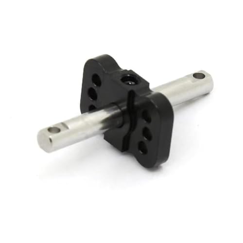 Aluminium-Legierung, gerader Schaft, RC-Upgrade-Teile für Traxxas 1/10 Slash 2WD RC Auto (schwarz) von JUSHIDE