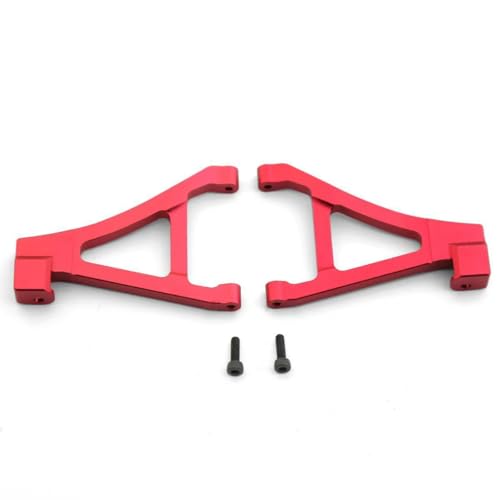 Aluminiumlegierung vorne unten Querlenker RC Upgrade Teile für Traxxas 1/16 Revo Slash Summit RC Car (rot) von JUSHIDE
