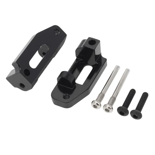 C-Sitz, Aluminiumlegierung, C-Nabenträger für Traxxas 1967 C10 Drag Slash RC Auto (schwarz) von JUSHIDE