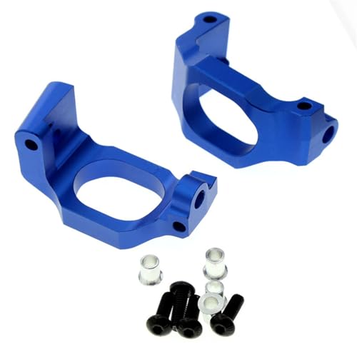 C-Sitz-C-Sitz-C-Nabenträger aus Aluminiumlegierung, RC-Upgrade-Teile für Traxxas 1/10 Maxx Monster Truck-89076-4 RC Auto (blau) von JUSHIDE