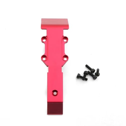 Frontschutzplatte aus Aluminiumlegierung, RC-Upgrade-Teile für Traxxas 1/16 Revo Slash Summit RC Car (rot) von JUSHIDE