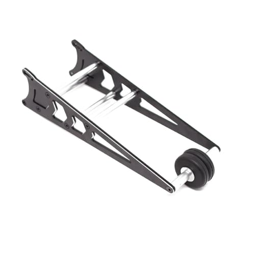 Head Up Wheelie Bar Head Up Wheel aus Aluminiumlegierung für Traxxas 2WD LCG Slash, Rustler, Bandit RC Car von JUSHIDE