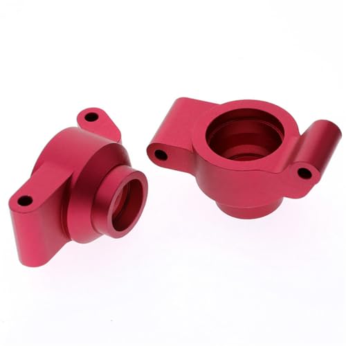 Hinterachsattel aus Aluminiumlegierung, RC-Upgrade-Teile für Traxxas 1/10 Maxx Monster Truck-89076-4 RC Car (rot) von JUSHIDE
