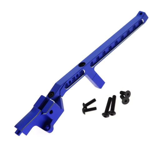 Hintere Chassisstrebe aus Aluminiumlegierung, RC-Upgrade-Teile für Traxxas 1/8 4WD SLEDG RC Auto (blau) von JUSHIDE