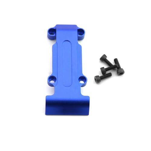 Hintere Fahrwerksschutzplatte aus Aluminiumlegierung, RC-Upgrade-Teile für Traxxas 1/16 Revo Slash Summit RC Auto (blau) von JUSHIDE