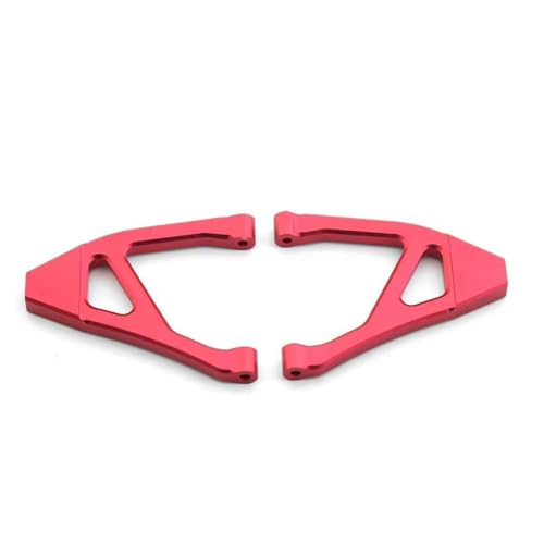 Hinterer oberer Querlenker aus Aluminiumlegierung für Traxxas 1/16 Revo Slash Summit RC Car (rot) von JUSHIDE