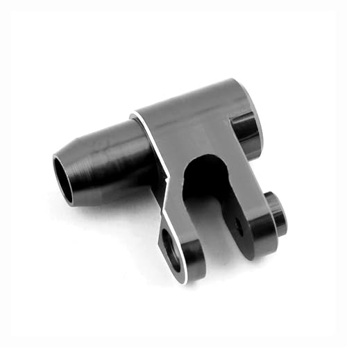 Lenk-Servohalterung aus Aluminiumlegierung, für Traxxas 1/5 X-MAXX RC Auto (schwarz) von JUSHIDE