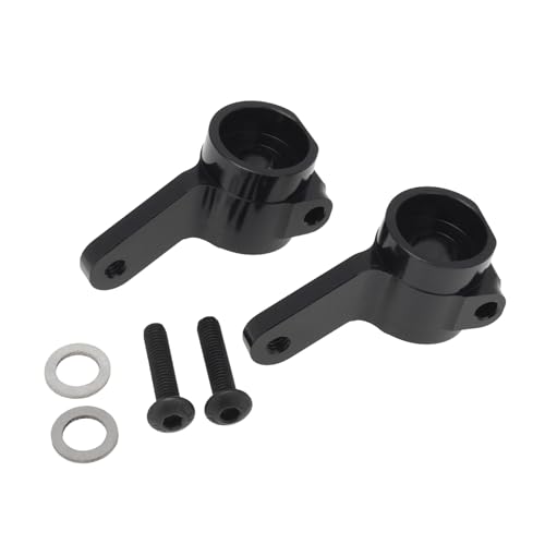 Lenkbecher aus Aluminiumlegierung, RC-Upgrade-Teile für TRAXXAS 1967 C10 Drag Slash RC Auto (schwarz) von JUSHIDE