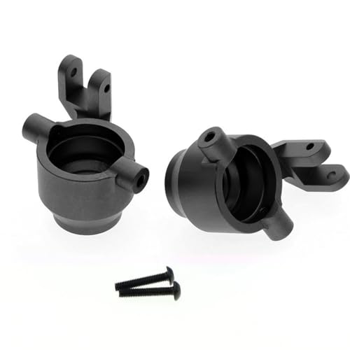 Lenkbecher aus Aluminiumlegierung, RC-Upgrade-Teile für Traxxas 1/10 Maxx Monster Truck-89076-4 RC Auto (schwarz) von JUSHIDE