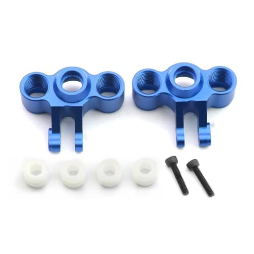 Lenkbecher aus Aluminiumlegierung, RC-Upgrade-Teile für Traxxas 1/16 Revo Slash Summit RC Car (blau) von JUSHIDE