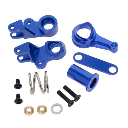 Lenkgruppe aus Aluminiumlegierung für TRAXXAS 1967 C10 Drag Slash RC Auto (blau) von JUSHIDE