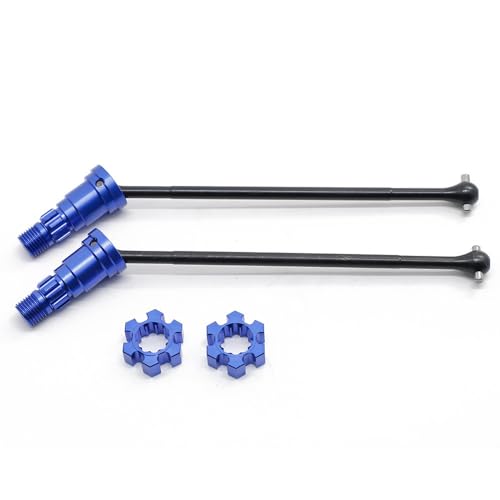 Metall CVD Antriebswelle Achse RC Upgrade Teile für TRAXXAS 1/5 X-MAXX RC Auto (blau) von JUSHIDE