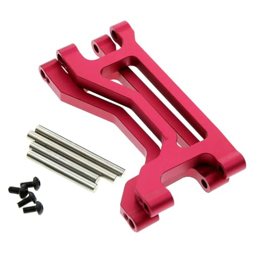 Oberer Querlenker aus Aluminiumlegierung, RC-Upgrade-Teile für Traxxas 1/10 Maxx Monster Truck-89076-4 RC Auto (rot) von JUSHIDE