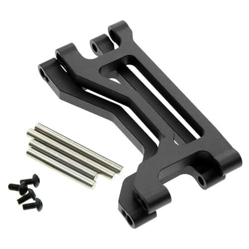 Oberer Querlenker aus Aluminiumlegierung, RC-Upgrade-Teile für Traxxas 1/10 Maxx Monster Truck-89076-4 RC Auto (schwarz) von JUSHIDE