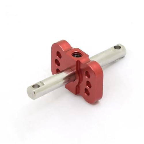 RC-Upgrade-Teile aus Aluminiumlegierung, gerader Schaft, für Traxxas 1/10 Slash 2WD RC Auto (rot) von JUSHIDE