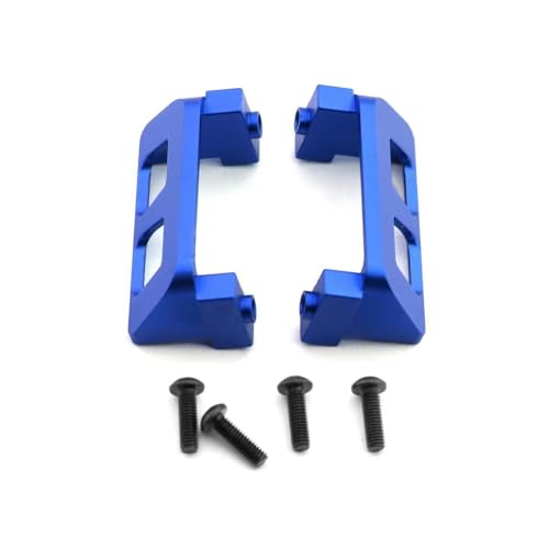 Servohalterung aus Aluminiumlegierung, RC-Upgrade-Teile für Traxxas 1/16 Revo Slash Summit RC Auto (blau) von JUSHIDE