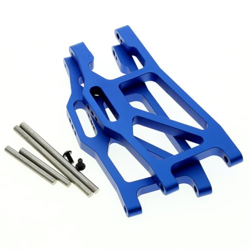 Unterer Querlenker aus Aluminiumlegierung, RC-Upgrade-Teile für Traxxas 1/10 Maxx Monster Truck-89076-4 RC Auto (blau) von JUSHIDE