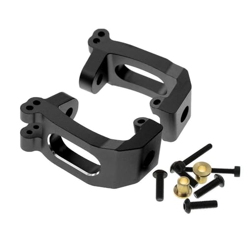 Vordere C-Nabe Carrie C Seat RC Upgrade-Teile für Traxxas 1/8 4WD SLEDG RC Auto (schwarz) von JUSHIDE