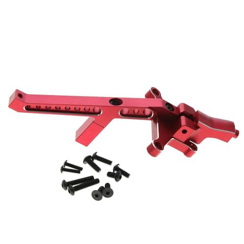 Vordere Chassisstrebe aus Aluminiumlegierung, RC-Upgrade-Teile für Traxxas 1/8 4WD SLEDG RC Auto (rot) von JUSHIDE