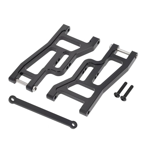 Vordere Querlenker aus Aluminiumlegierung, RC-Upgrade-Teile für TRAXXAS 1967 C10 Drag Slash RC Auto (schwarz) von JUSHIDE