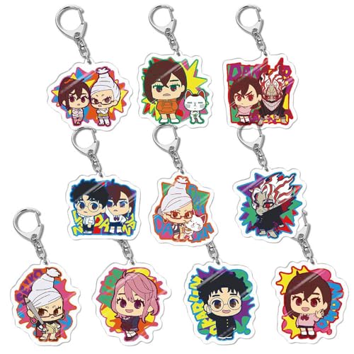 10 Pcs Dan Da Dang Schlüsselanhänger Anime Figur Cosplay Accessories Dandadans Manga Figuren Acryl Anhänger Set Dandadans Anime Merch 10 Pcs Dan Da Dang Schlüsselanhänger Anime Figur Cosplay Accessories Dandadans Manga Figuren Acryl Anhänger Set Dandadans Anime Merch von JUSONGKWCP