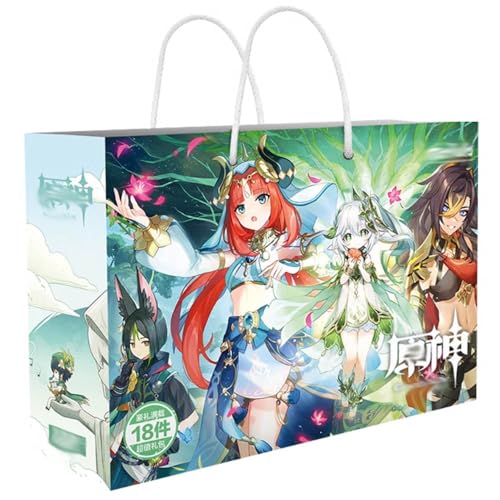 18 Gen Shin Lucky Bag Deko | Anime Figur Acryl Stand, Aufkleber, Karten, Armband, Poster, Abzeichen, Lesezeichen | Gen Shin Impact Merch Box Set 18 Gen Shin Lucky Bag Deko | Anime Figur Acryl Stand, Aufkleber, Karten, Armband, Poster, Abzeichen, Lesezeichen | Gen Shin Impact Merch Box Set von JUSONGKWCP