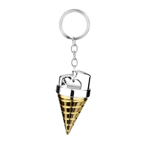 2 Set TengenToppa Schlüsselanhänger Halskette Anime TengenToppa Figur Cosplay Accessories Anhänger Jewelry (Gold-B) von JUSONGKWCP