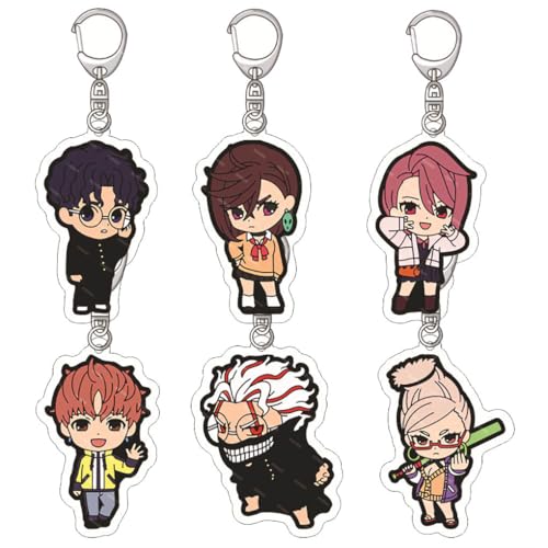 6 Dandadans Acryl Schlüsselanhänger Anime Figur Cosplay Accessories Dandadans Figuren Anhänger Set Dandadans Anime Merch 6 Dandadans Acryl Schlüsselanhänger Anime Figur Cosplay Accessories Dandadans Figuren Anhänger Set Dandadans Anime Merch von JUSONGKWCP