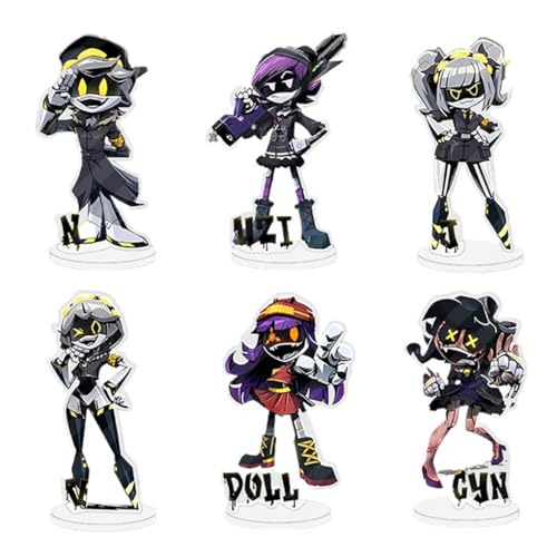 6 MurdersDrons Acryl Stand Cartoon Figur Cosplay Zubehör Niedlich MurdersDrons Desktop Dekorationen, 10CM 6 MurdersDrons Acryl Stand Cartoon Figur Cosplay Zubehör Niedlich MurdersDrons Desktop Dekorationen, 10CM von JUSONGKWCP