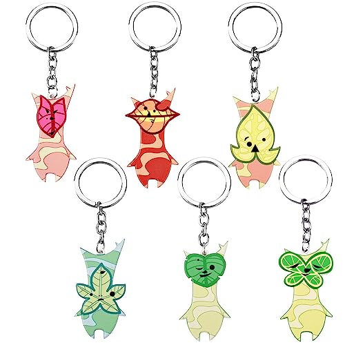 6 Pcs Zalelda Echoes of Wisdoms Koroks Schlüsselanhänger Niedlich Game Figur Koroks Auto Accessories Zalelda Figuren Metal Anhänger 6 Pcs Zalelda Echoes of Wisdoms Koroks Schlüsselanhänger Niedlich Game Figur Koroks Auto Accessories Zalelda Figuren Metal Anhänger von JUSONGKWCP