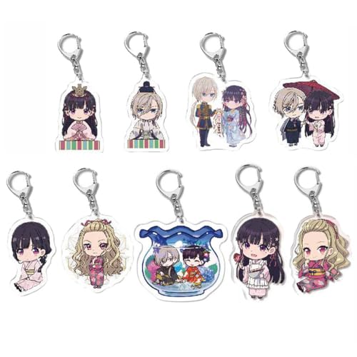 9 Pcs Meine Ganz Besondere Hochzeit Acryl Schlüsselanhänger Anime Figur Cosplay Accessories Happy Marriages Figuren Anhänger Set 9 Pcs Meine Ganz Besondere Hochzeit Acryl Schlüsselanhänger Anime Figur Cosplay Accessories Happy Marriages Figuren Anhänger Set von JUSONGKWCP