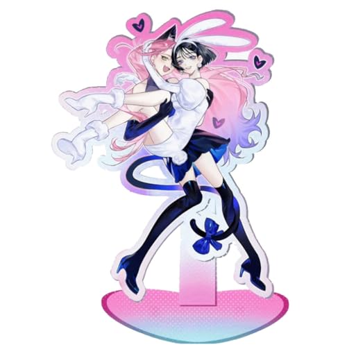 Alien Stages Acryl Stand 15CM Spiel Figur Cosplay Accessories Alien Stages Desktop Deko Merch for Fans (Mehrfarbig-A) von JUSONGKWCP