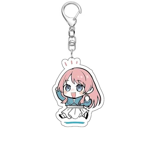 BanG Dreams Schlüsselanhänger Anime Figur Cosplay Accessories BanG Dreams Acryl Anhänger Keychain Collections (01) von JUSONGKWCP