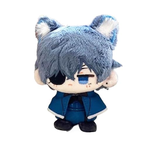 Black Butlers Plush Sebastian＆Ciel Figur Niedlich Plüschpuppe 12 cm Black Butlers Kuscheltier Deko Kissen (1) von JUSONGKWCP