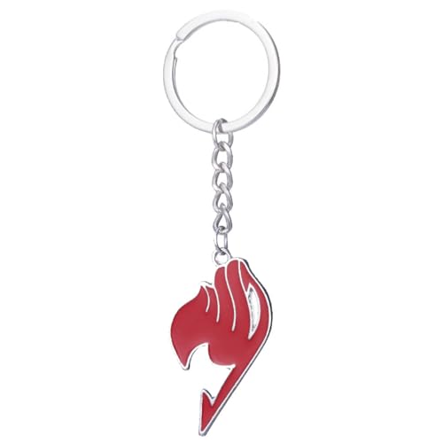 Fairys Tails 100 Years Quests Schlüsselanhänger Anime Figur Fairys Tails Logo Auto Accessories Fairys Tails Metal Anhänger Set (Mehrfarbig-3) von JUSONGKWCP