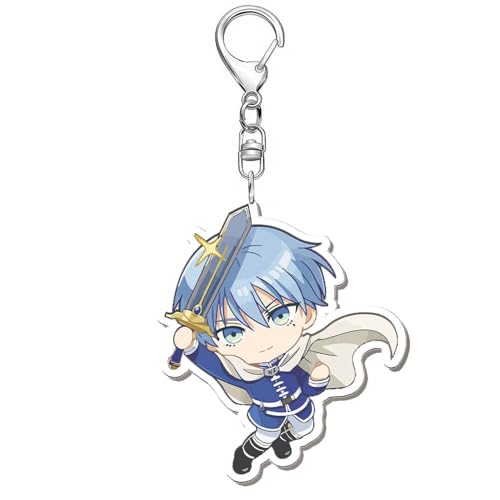 Frieren Schlüsselanhänger Anime Figur Frieren Cosplay Accessories Süße Keychain Frieren Acryl Kette (Mehrfarbig-4) von JUSONGKWCP