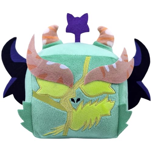 Fruit Blox Dragon Plush Fruit Blox Action Figures Niedlich Plüschpuppe Quadratisches Plüsch Kissen Party Deko Doll (Mehrfarbig) von JUSONGKWCP