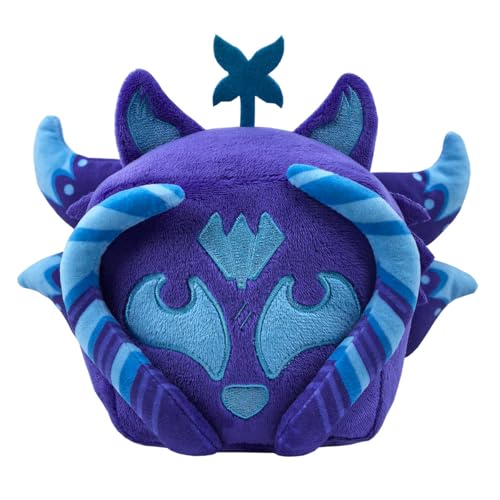 Fruit Blox Dragon Plush Fruit Blox Action Figures Niedlich Plüschpuppe Quadratisches Plüsch Kissen Party Deko Doll (Purple) von JUSONGKWCP