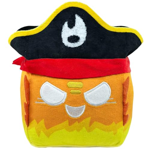 Fruit Blox Dragon Plush Fruit Blox Action Figures Niedlich Plüschpuppe Quadratisches Plüsch Kissen Party Deko Doll (Red) von JUSONGKWCP
