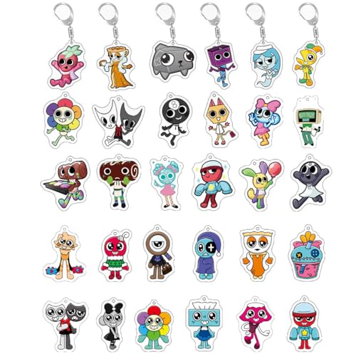 JUSONGKWCP 30 Dandys Figures Schlüsselanhänger Spiel Figuren Dandys Cosplay Zubehör Acryl Anhänger for Fans JUSONGKWCP 30 Dandys Figures Schlüsselanhänger Spiel Figuren Dandys Cosplay Zubehör Acryl Anhänger for Fans von JUSONGKWCP