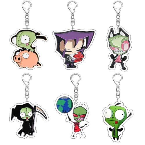 6 Set InvaderZIMS Schlüsselanhänger Gir Figur Cosplay Accessories InvaderZIMS Acryl Anhänger Keychain Collections 6 Set InvaderZIMS Schlüsselanhänger Gir Figur Cosplay Accessories InvaderZIMS Acryl Anhänger Keychain Collections von JUSONGKWCP
