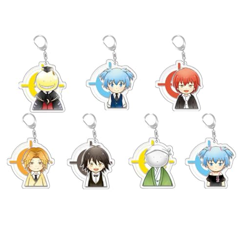 7 Pcs Assassination Classrooms Schlüsselanhänger Anime Figur Korosensei Cosplay Accessories Acryl Anhänger Keychain Collections 7 Pcs Assassination Classrooms Schlüsselanhänger Anime Figur Korosensei Cosplay Accessories Acryl Anhänger Keychain Collections von JUSONGKWCP